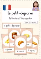 Vorschau - Präsentationen/Tafelbilder - Tafelmaterial le petit-déjeuner - Deckblatt
