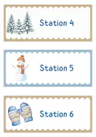 Vorschau - Stationenlernen - Stationskarten Winter - Seite 1