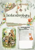Vorschau - Unterrichtsreihen - Tierbeschreibungen: Tiere beschreiben und zuordnen (5. / 6. / 7. Klasse | Deutsch | Sachunterricht | Naturwissenschaften | Kreativaufgaben) - Deckblatt
