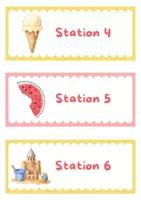 Vorschau - Stationenlernen - Stationskarten Sommer - Seite 1