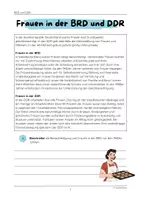 Vorschau - Arbeitsblätter - Frauen in der BRD und DDR - Seite 2