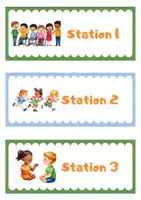 Vorschau - Stationenlernen - Stationskarten - Deckblatt