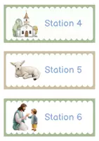 Vorschau - Stationenlernen - Stationskarten Christentum - Seite 1
