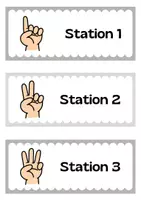 Vorschau - Stationenlernen - Stationskarten - Deckblatt