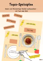 Vorschau - Poster - Flexibler Tages-Speiseplan für Kita & Schule - Deckblatt