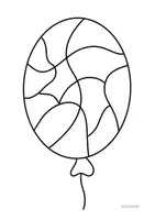 Vorschau - Mal- und Bastelvorlagen - Würfeln & Malen - Mein Luftballon | Karneval | Fasching - Seite 3