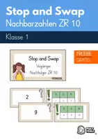 Vorschau - Aufgabenkarten - Stop and Swap VZN ZR10 Pultperle - Deckblatt