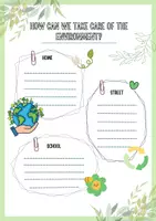 Vista previa - Manualidades / Dibujos para colorear - Cuidado del Medio Ambiente - Día Internacional de la Madre Tierra - página 2