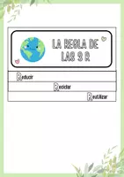 Vista previa - Hojas de trabajo - La regla de las 3 R - Día Internacional de la Madre Tierra - página 1
