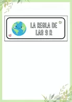 Vista previa - Hojas de trabajo - La regla de las 3 R - Día Internacional de la Madre Tierra - página 2