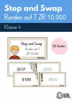 Vorschau - Aufgabenkarten - Stop and Swap Runden auf T ZR10000 Pultperle - Deckblatt