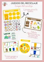Vista previa - Tarjetas / Manipulativos - JUEGOS DEL RECICLAJE - Portada
