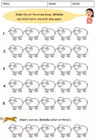 Vorschau - Arbeitsblätter - Odd one out - Arbeitsblatt und Vorlage - Seite 1