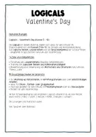 Vorschau - Arbeitsblätter - Logicals Valentine's Day Englisch Sek I - Seite 1
