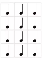 anteprima - Flashcard - Dado ritmico musicale - Pagina 2