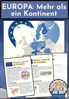 Vorschau - Arbeitsblätter - EUROPA – Unterrichtsreihe mit Infotexten, Aufgaben & Lösungen (Erdkunde Sek I) - Seite 1