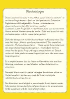 Vorschau - Arbeitsblätter - class interview: weather (What is your favourite weather?) - Seite 1