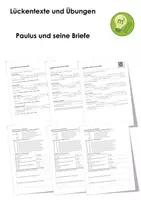 Vorschau - Arbeitsblätter - Paulus und seine Briefe - Deckblatt