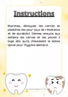 Aperçu - Jeux - Cartes à pince – Thème hygiène dentaire - Page 2