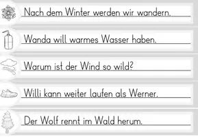 Vorschau - Arbeitsblätter - Laufdiktat Buchstabe Ww für die 1. Klasse - Seite 3