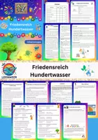 Vorschau - Arbeitsblätter - Die Kunst von Friedensreich Hundertwasser_Arbeitsmappe - Deckblatt