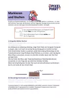 Vorschau - Arbeitsblätter - Textverarbeitung: Markieren und Löschen - Seite 1