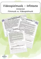 Vorschau - Arbeitsblätter - Materialpaket - Infotexte Videospielmusik - Seite 1