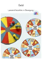 Vorschau - Spiele - Geld : passend bezahlen in Bewegung (Wurfscheibe) - Deckblatt