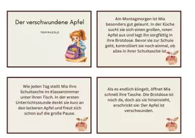 Vorschau - Stationenlernen - Lesepuzzle spannende Geschichten - Seite 2