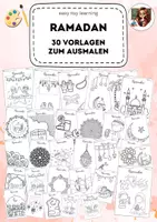 Vorschau - Arbeitsblätter - Ramadan 🌙 – 30 Vorlagen zum Ausmalen - Deckblatt