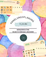 Vorschau - Fördermaterial/Inklusion - Handlungsplanung Morgenroutine und Anziehplan - Deckblatt