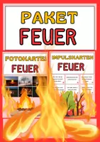 Vorschau - Bildkarten - Feuer - Fotokartei & Impulskarten - Deckblatt