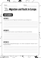 Vorschau - Arbeitsblätter - Migration und Flucht in Europa - Seite 3