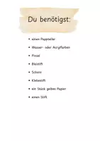 Vorschau - Mal- und Bastelvorlagen - Kunst-Idee: Pappteller Giraffe - Seite 1