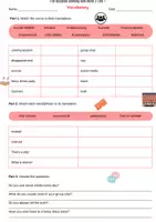 Vorschau - Stundenentwürfe - Arbeitsblätter zu More 2 Unit 7 Vocabulary - Seite 1