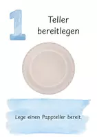 Vorschau - Mal- und Bastelvorlagen - Kunst-Idee: Pappteller Lama - Seite 2