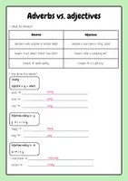 Vorschau - Arbeitsblätter - Adverbs vs adjectives - Seite 2