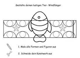 Vorschau - Mal- und Bastelvorlagen - Fasching, die kreativen Tier-Windfänger - Seite 2