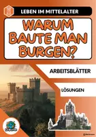 Vorschau - Arbeitsblätter - Warum baute man Burgen? (AB + Lösungen) - Deckblatt