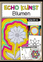 Vorschau - Stundenentwürfe - Blumen – Echo Kunst (fertig geplante Kunststunde) - Deckblatt