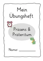 Vorschau - Arbeitsblätter - Verben Zeitformen Übungsheft Präsens und Präteritum - Seite 1