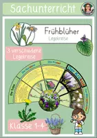 Vorschau - Fördermaterial/Inklusion - Frühblüher Legekreise Klasse 1-4 - Deckblatt