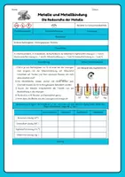 Vorschau - Arbeitsblätter - Redoxreihe der Metalle - Seite 1