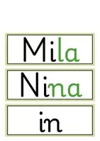 Vorschau - Stationenlernen - Wörtertraining der Buchstaben A,M,L,I,E,N und S mit Niko - Seite 3