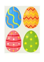 Vista previa - Juegos / Gamificación - Rompecabezas de huevos de Pascua - ¡Encuentra la mitad que encaja! - página 1