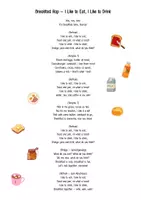 Vorschau - Audio-Dateien - Lied mit Liedtext zum Thema breakfast - Seite 3