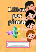 Vista previa - Manualidades / Dibujos para colorear - LLIBRE PER PINTAR I DESCOBRIR PARAULES CATALÀ - Portada