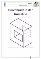Vorschau - Stundenentwürfe - TZ - Isometrie - Durchbrüche zeichnen - Deckblatt