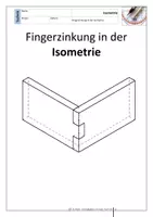 Vorschau - Stundenentwürfe - TZ - Isometrie - Fingerzinkung konstruieren - Seite 1