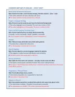 Vorschau - Merkblätter - Common Mistakes - Cheat Sheet & Mixed Exercises - Seite 1